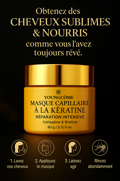 Crème de Lissage à la Kératine Professionnelle