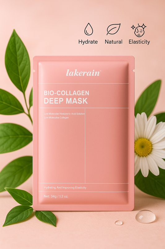 Masque Bio-Collagène – Soin Visage Hydratant, Nourrissant et Lissant, Traitement Profond